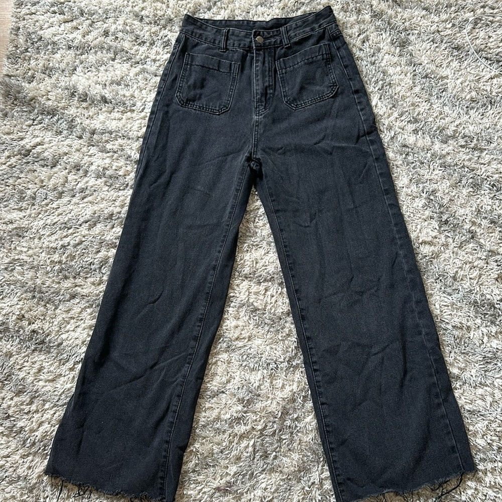 Black Wide leg jeans
